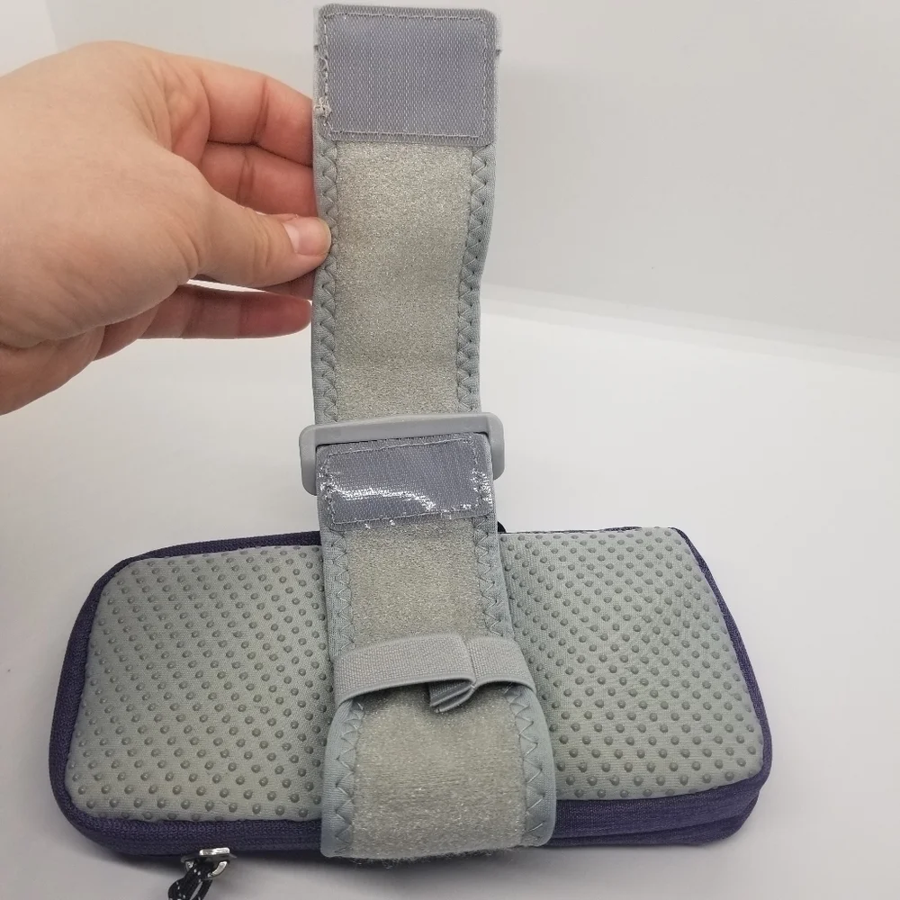 Mengar purple water-resistant arm band for running